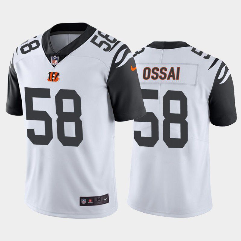 Men Cincinnati Bengals #58 Joseph Ossai Nike White Color Rush Limited NFL Jersey->cincinnati bengals->NFL Jersey